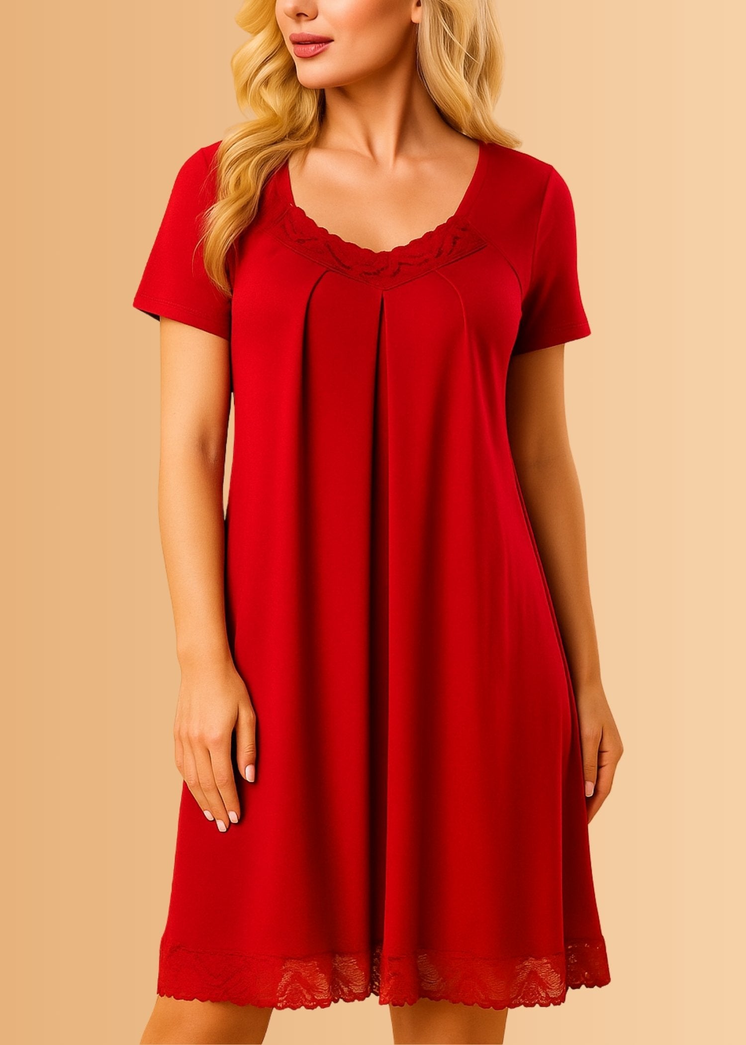 Stylish Nightgowns Laura Short Sleeve