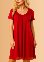 Stylish Nightgowns Laura Short Sleeve