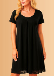 Stylish Nightgowns Laura Short Sleeve