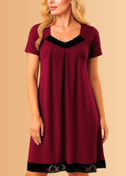 Stylish Nightgowns Laura Short Sleeve