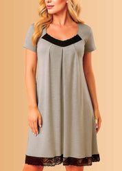 Stylish Nightgowns Laura Short Sleeve