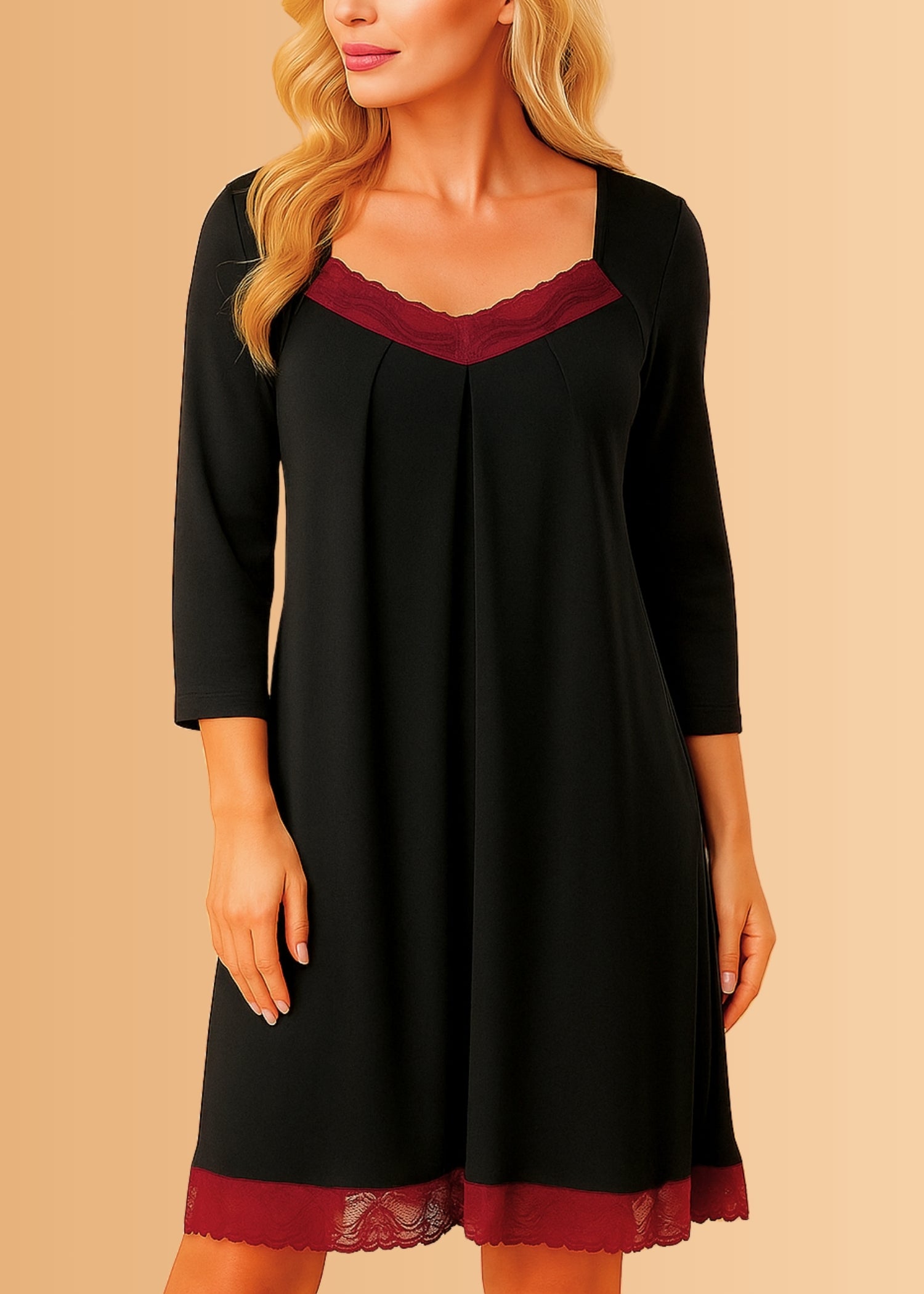 Stylish Nightgowns Laura Long Sleeve