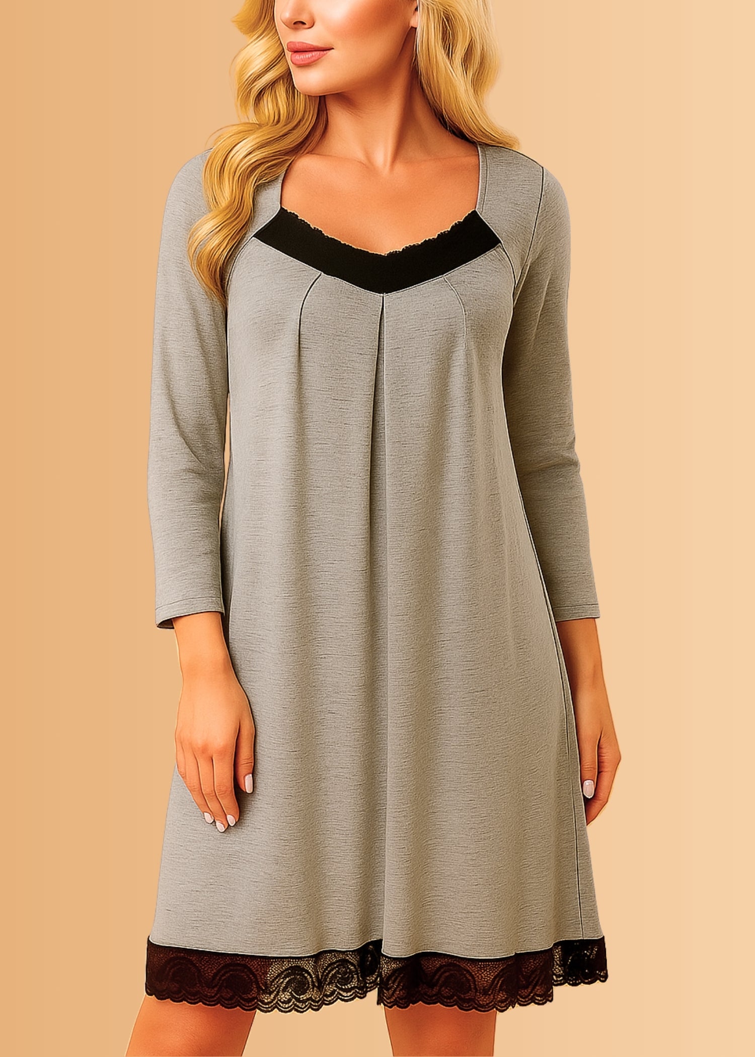Stylish Nightgowns Laura Long Sleeve