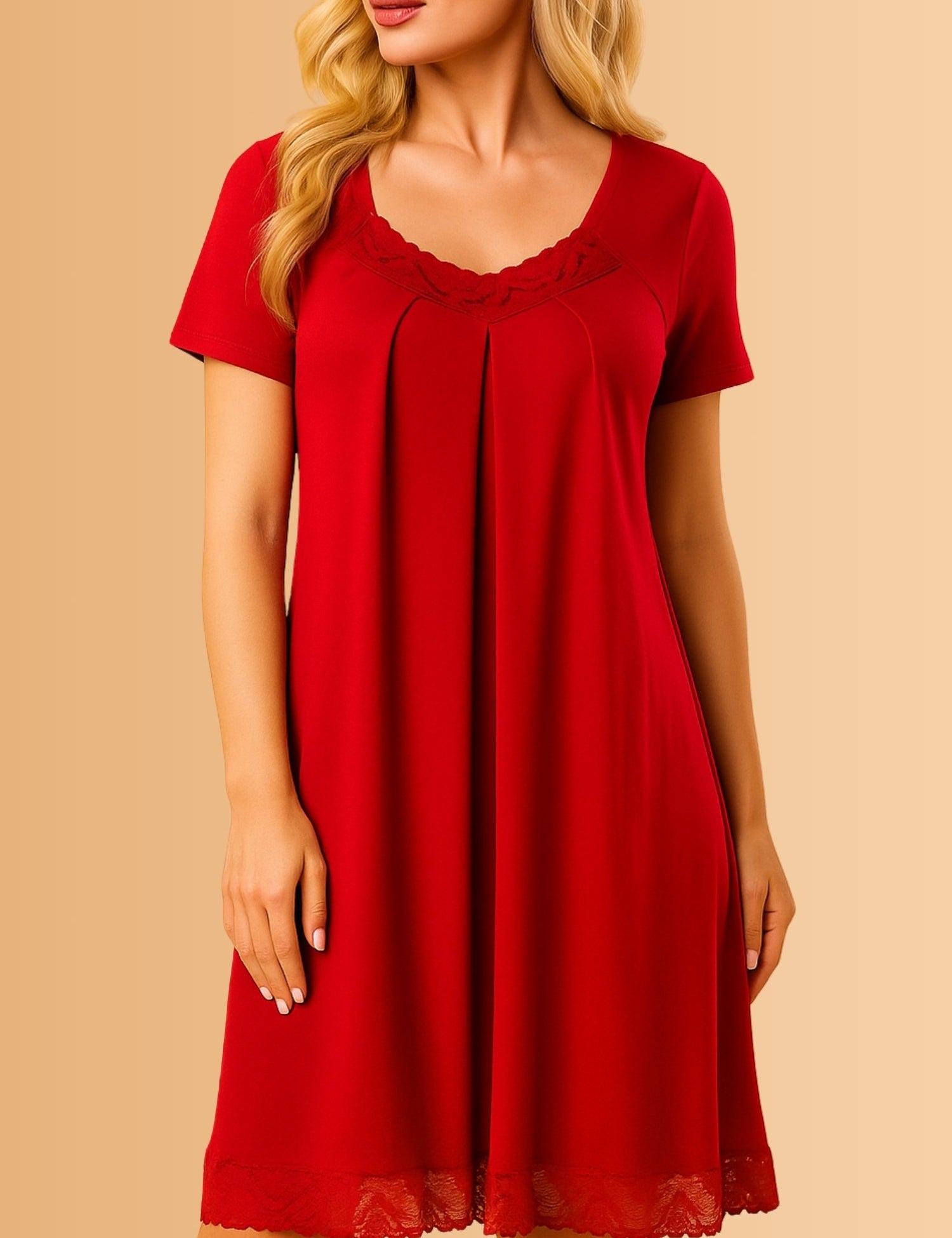 Stylish Nightgowns Laura Short Sleeve