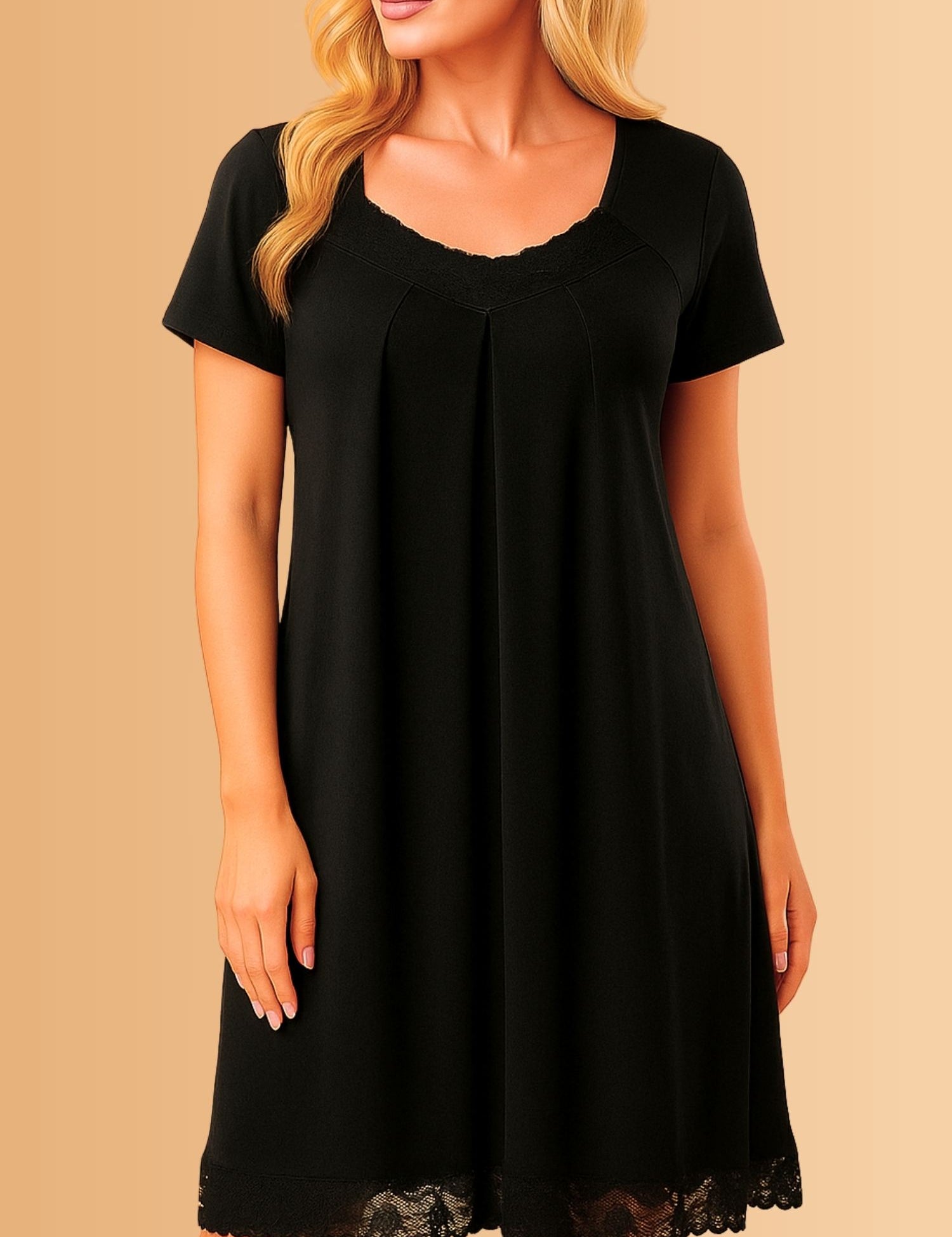 Stylish Nightgowns Laura Short Sleeve