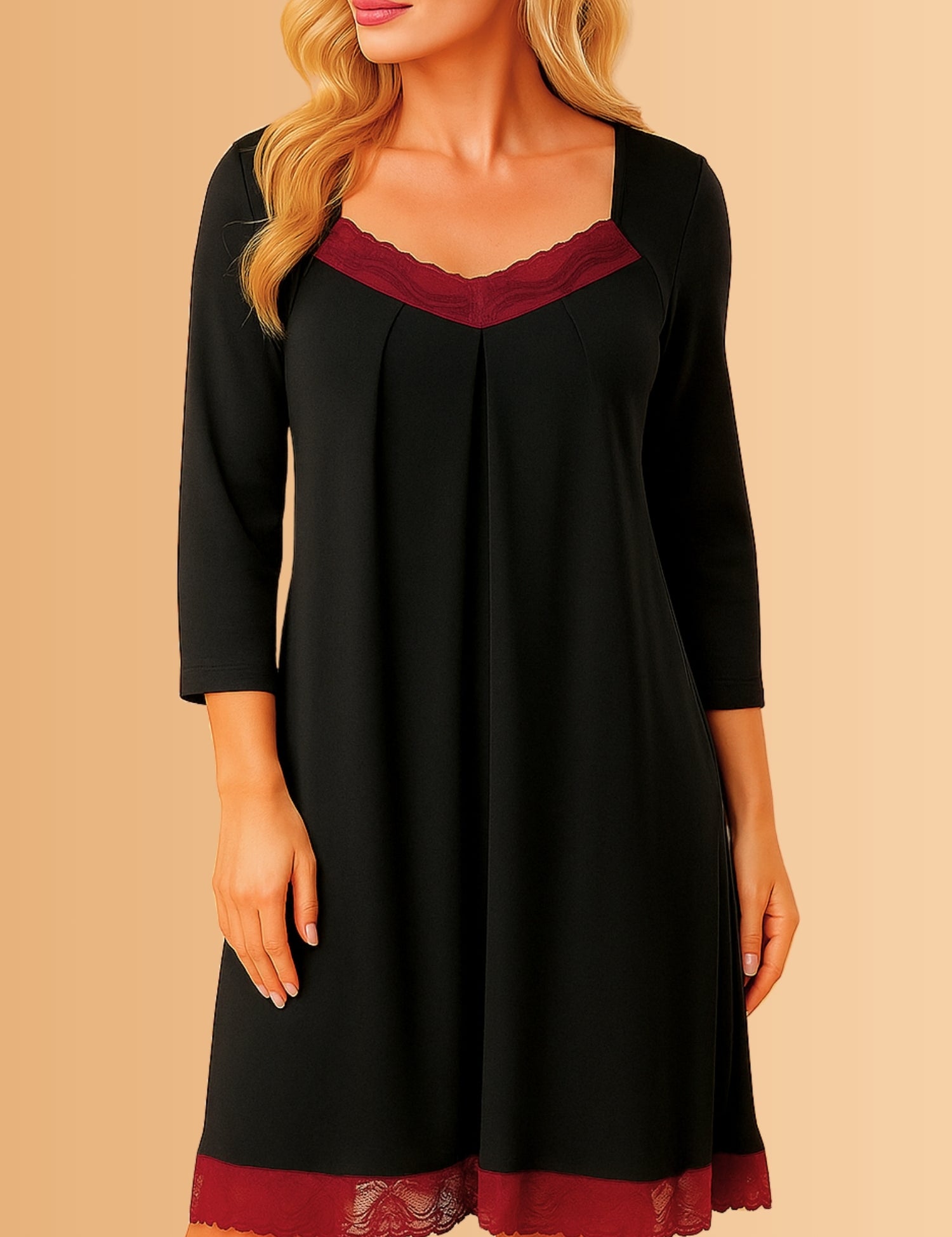 Stylish Nightgowns Laura Long Sleeve